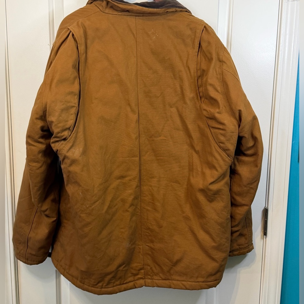 Men's Buffalo‎ Outdoors Workwear Brown Cargo Utility  Jacket - Picture 3 of 9
